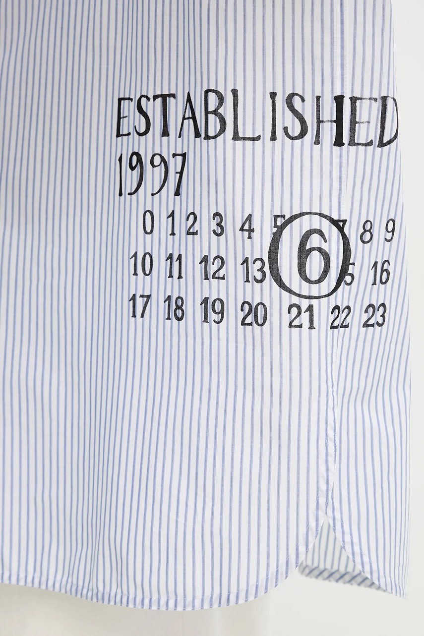 Βαμβακερό πουκάμισο MM6 Maison Margiela φωτογραφία