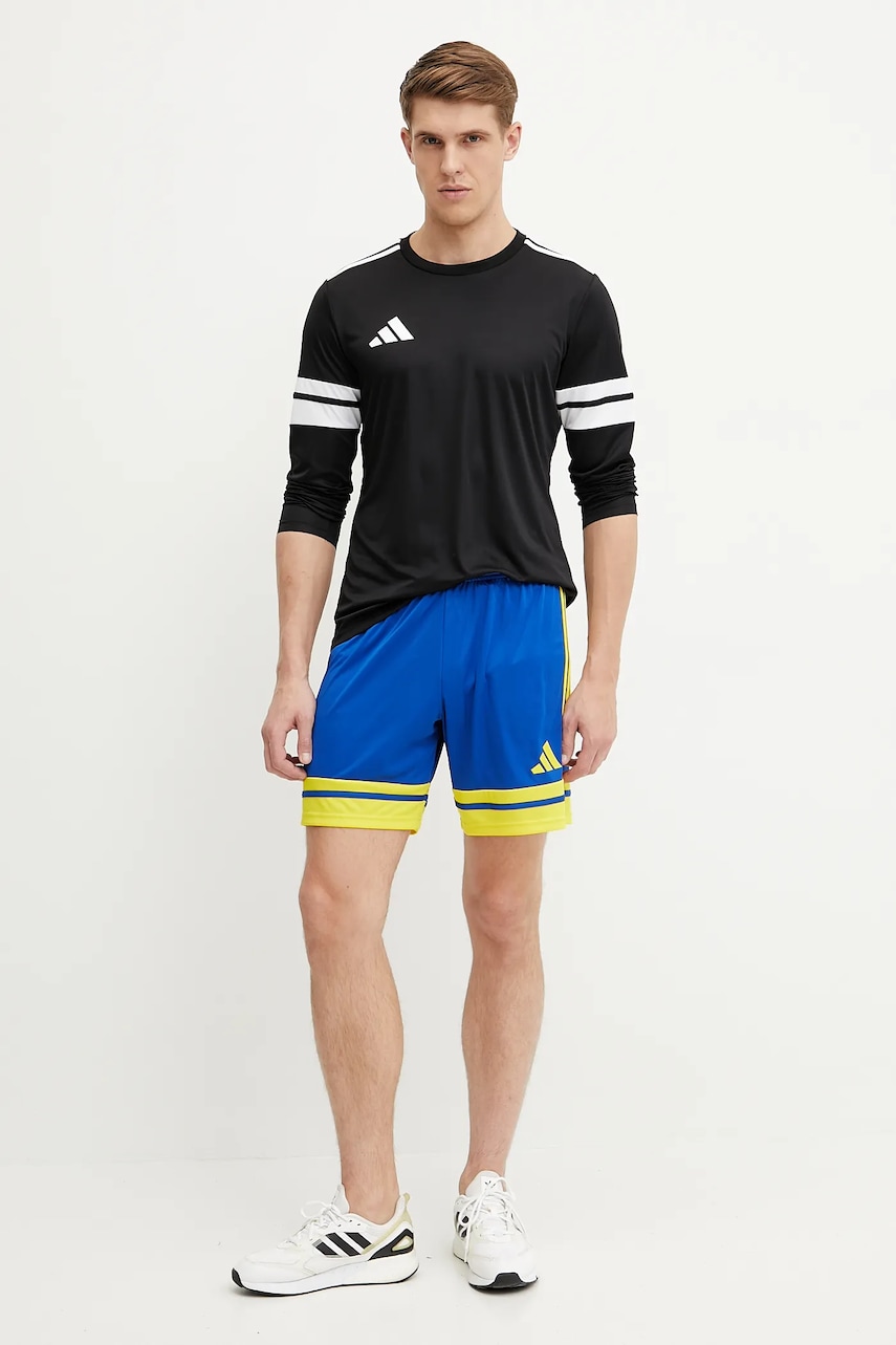 Лонгслив для тренировок adidas Performance Squad 25 цвет чёрный с аппликацией JF6073 Лонгслив для тренировок adidas Performance Squad 25 цвет чёрный с аппликацией JF6073