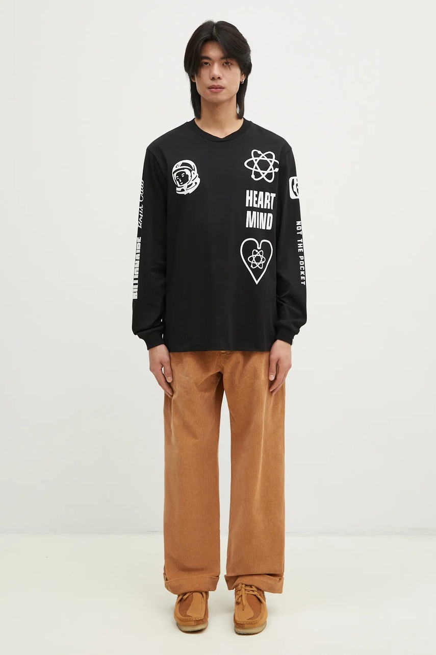 Βαμβακερή μπλούζα με μακριά μανίκια Billionaire Boys Club Multi Print Longsleeve φωτογραφία