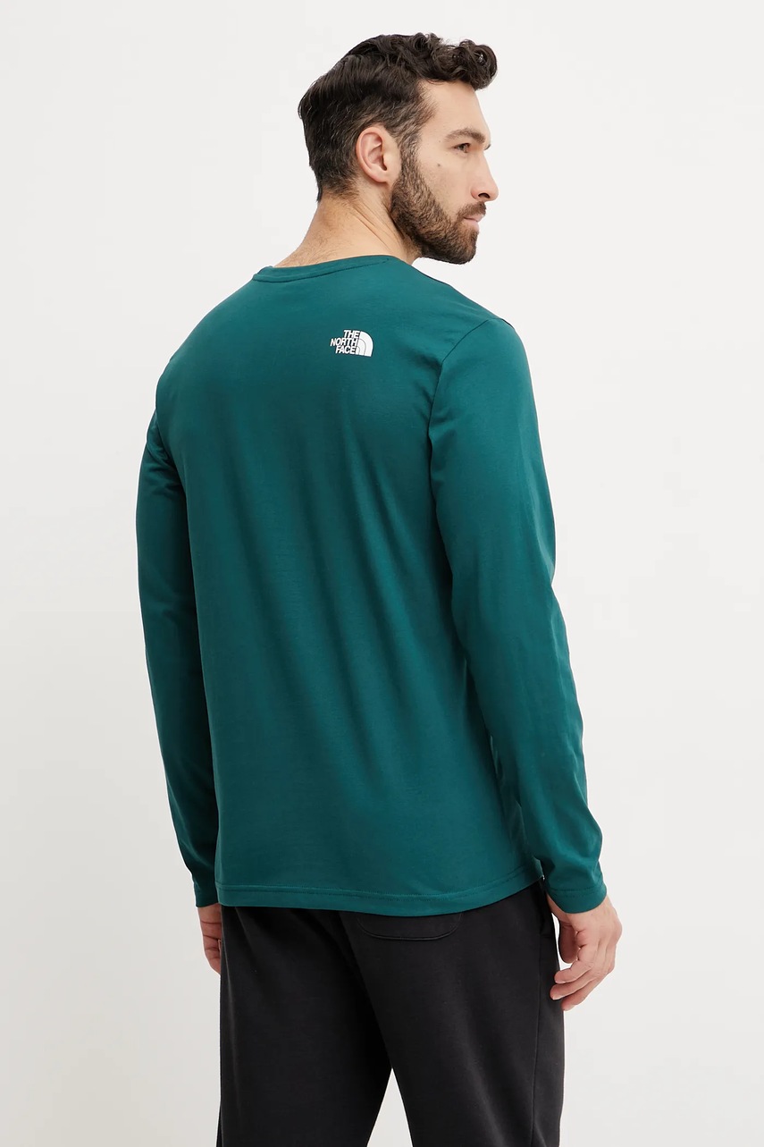The North Face hosszú ujjú Simple Dome nyomott mintás, NF0A87QN6GI1 termék 2. képe