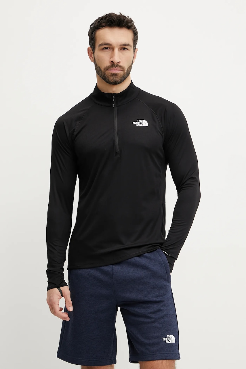 The North Face hanorac Sunriser culoarea negru, neted, NF0A8BBMJK31