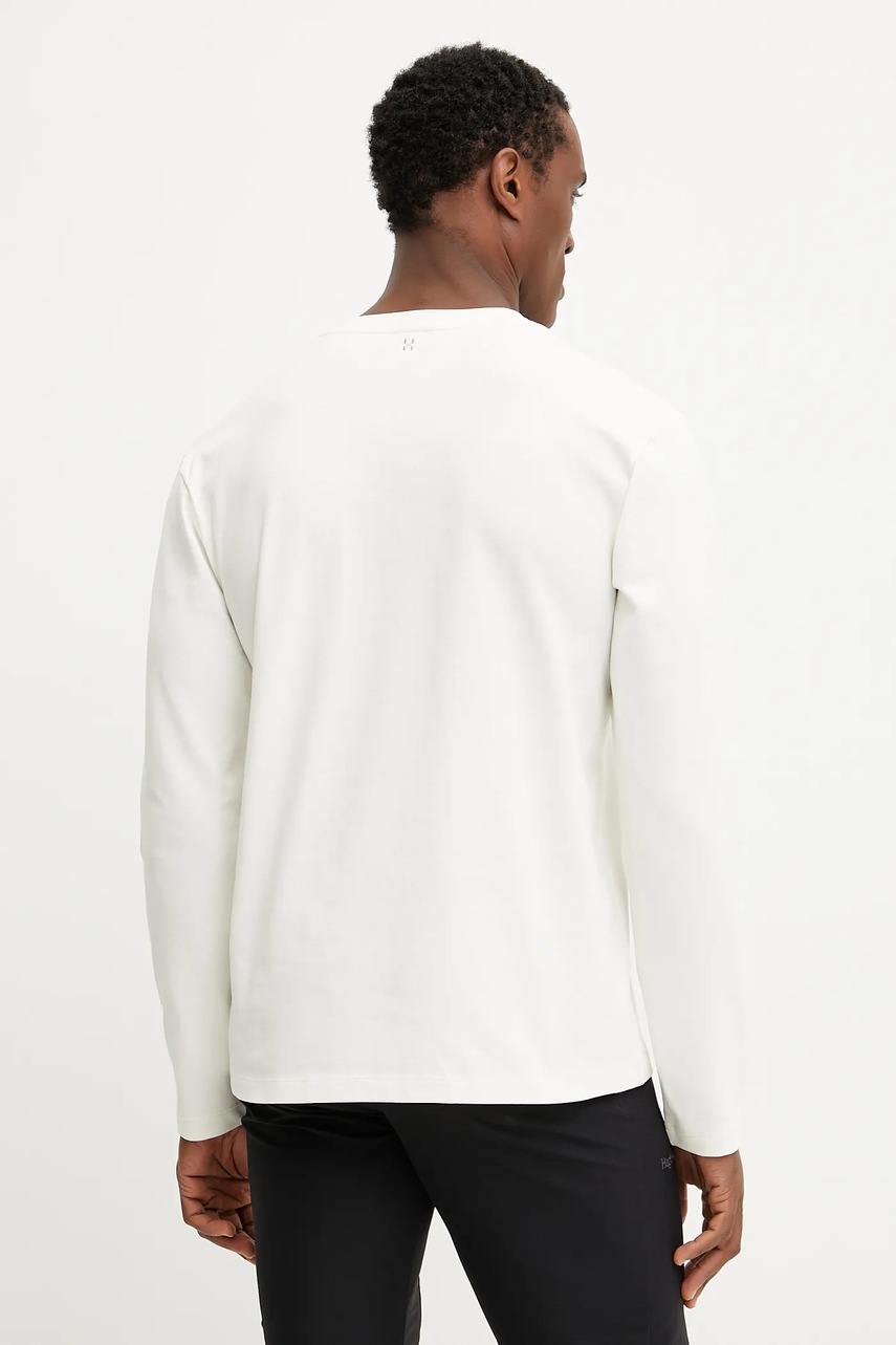 Μακρυμάνικο Haglöfs χρώμα: μπεζ, 607660 φωτογραφία