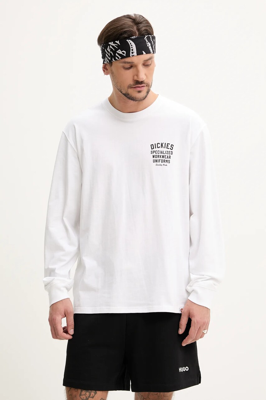 Dickies pamut hosszúujjú fehér, mintás, DK0A4Z930WH1 termék 2. képe