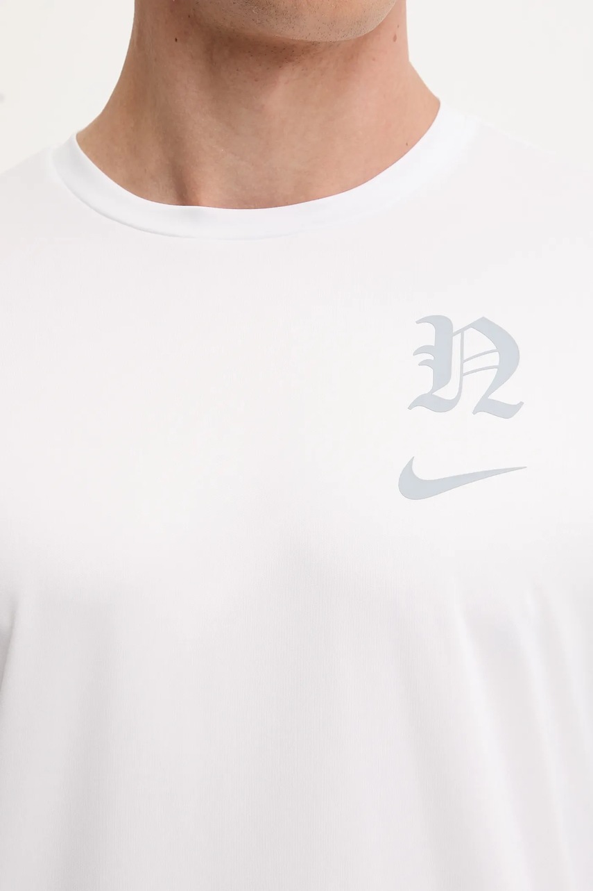 Μακρυμάνικο προπόνησης Nike χρώμα: άσπρο, NESSF474 φωτογραφία