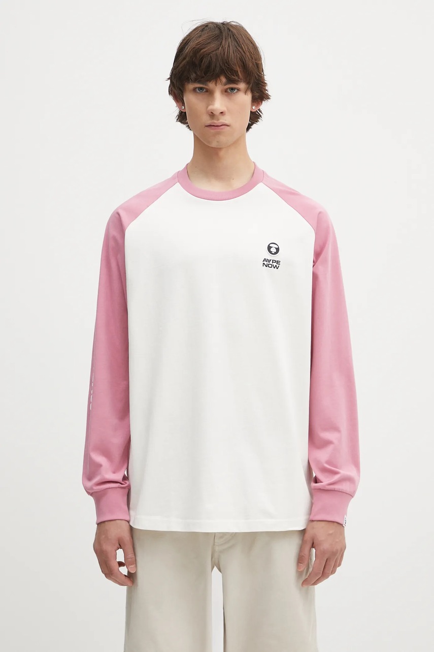 AAPE longsleeve din bumbac Now Long