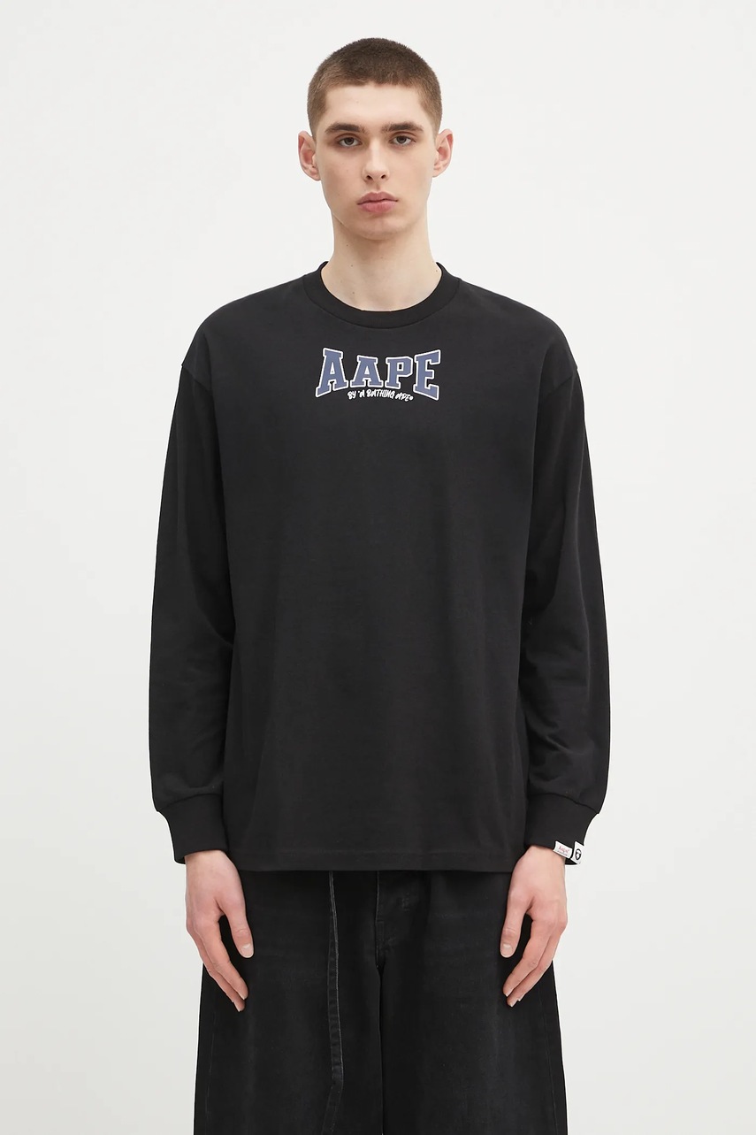AAPE longsleeve din bumbac Main Long