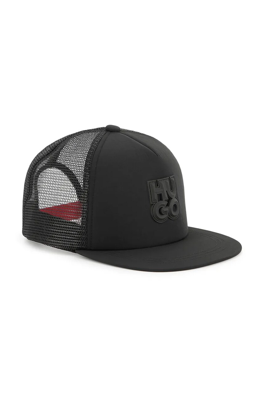 HUGO șapcă de baseball pentru copii culoarea negru, neted, G00308