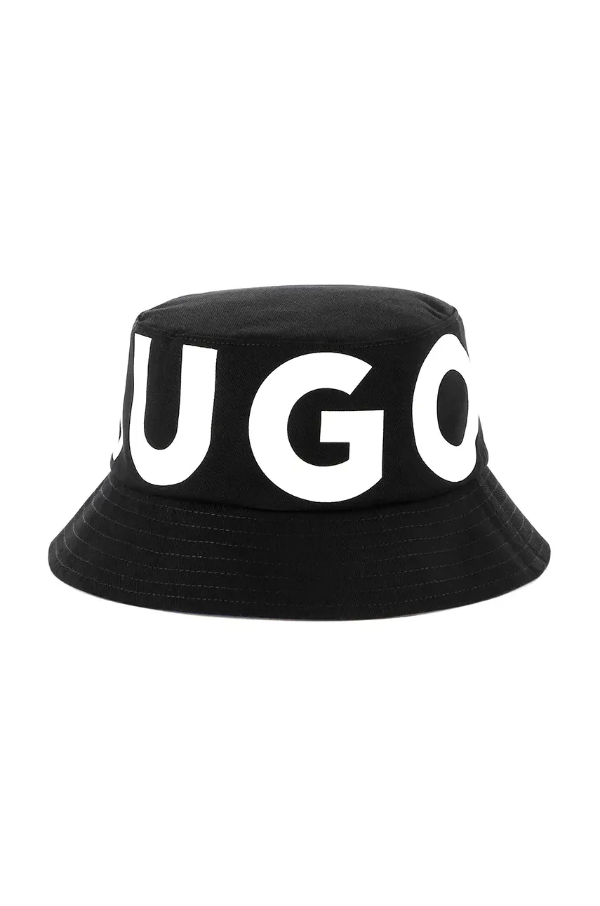 HUGO pălărie reversibilă din bumbac pentru copii culoarea albastru marin, bumbac, G00317