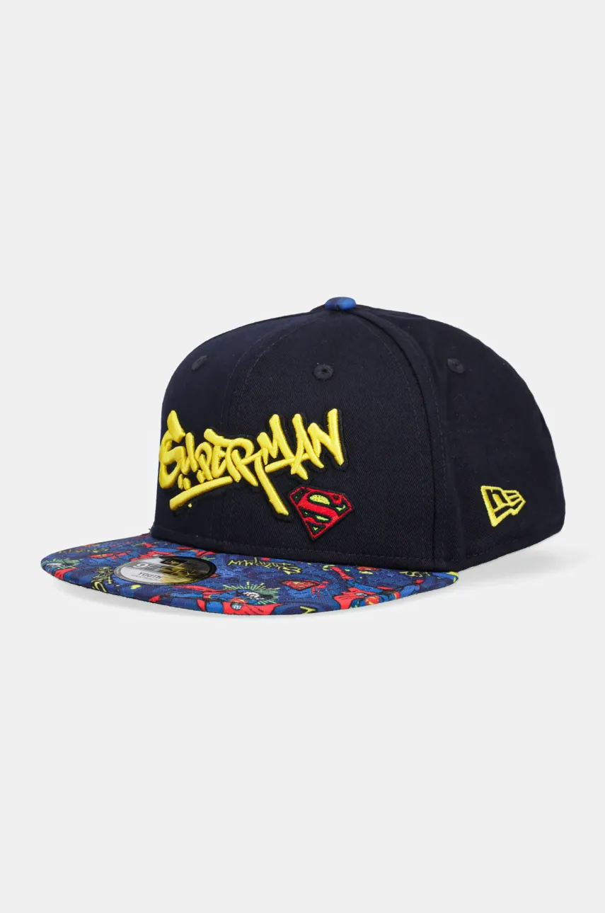 New Era șapcă de baseball pentru copii SUPERMAN culoarea negru, modelator, 60595402