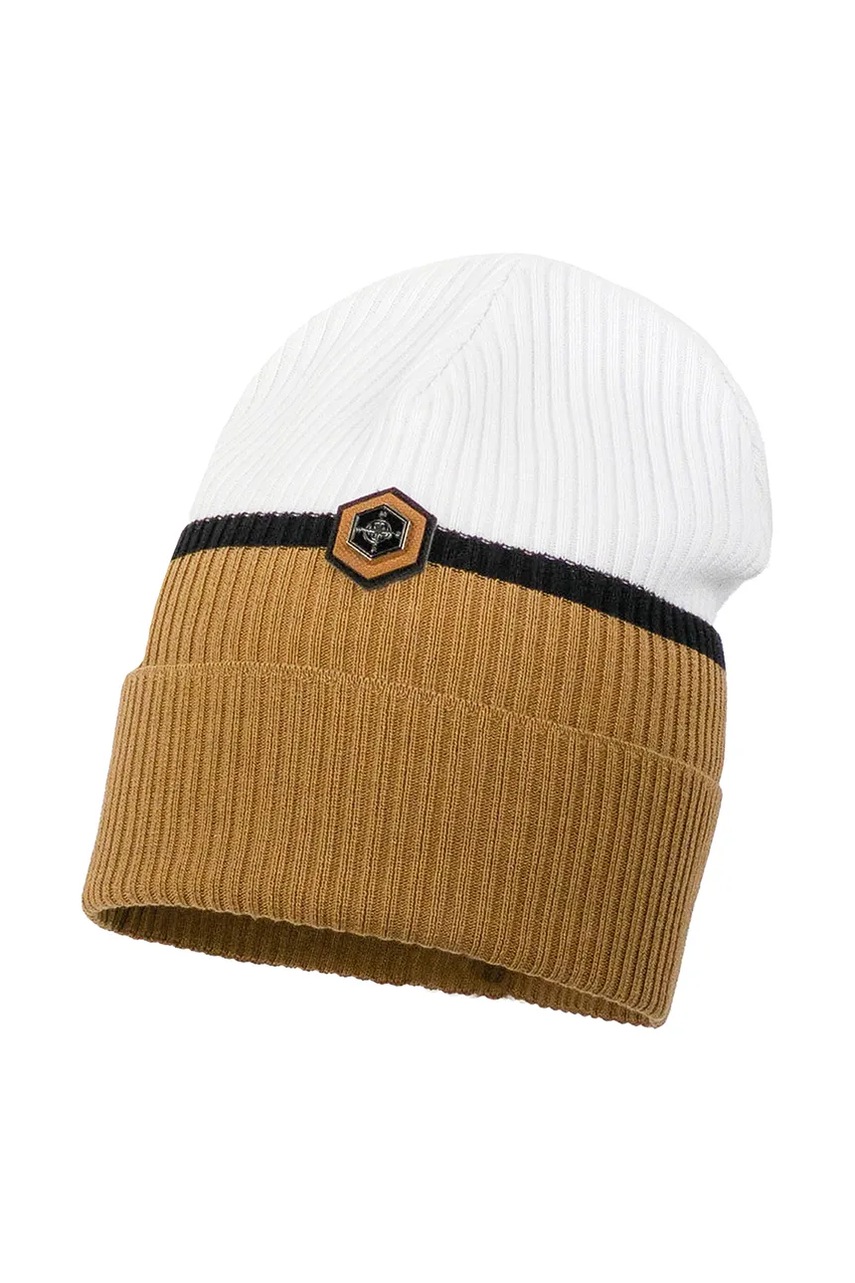 Детская хлопковая шапка Jamiks SAMBOR цвет коричневый  JWH047