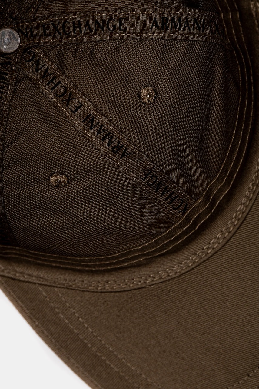 Armani Exchange pamut baseball sapka zöld, nyomott mintás, XW000312 AF12128 termék 2. képe