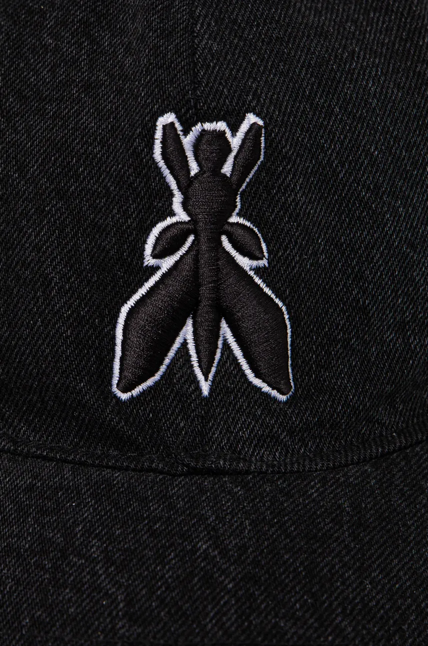 Хлопковая кепка Patrizia Pepe цвет чёрный с аппликацией 8F1650 D1WZN Хлопковая кепка Patrizia Pepe цвет чёрный с аппликацией 8F1650 D1WZN