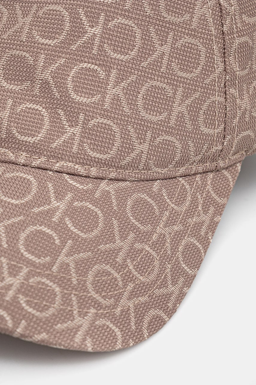 Кепка Calvin Klein цвет зелёный узор K60K612871 Кепка Calvin Klein цвет зелёный узор K60K612871