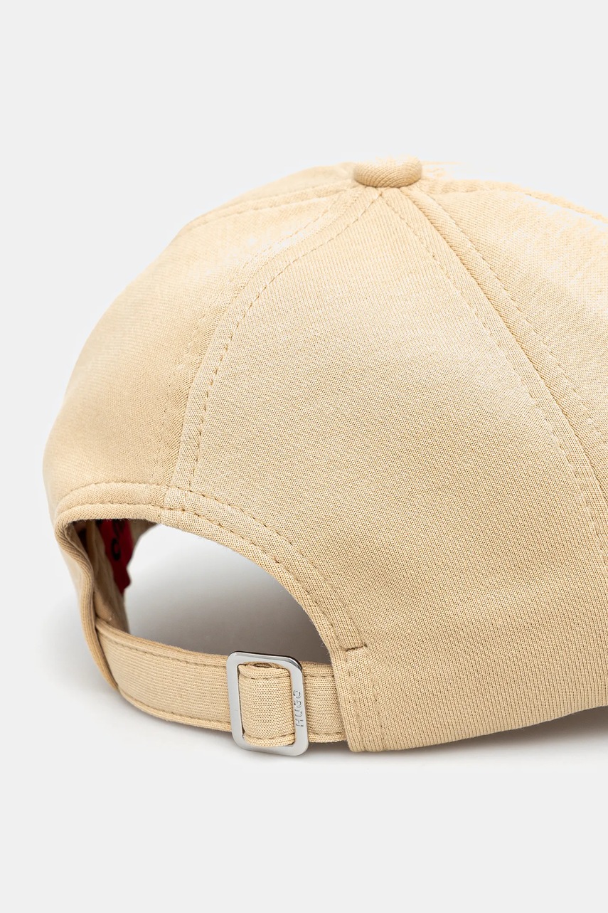 HUGO baseball sapka bézs, sima, 50519265 termék 2. képe