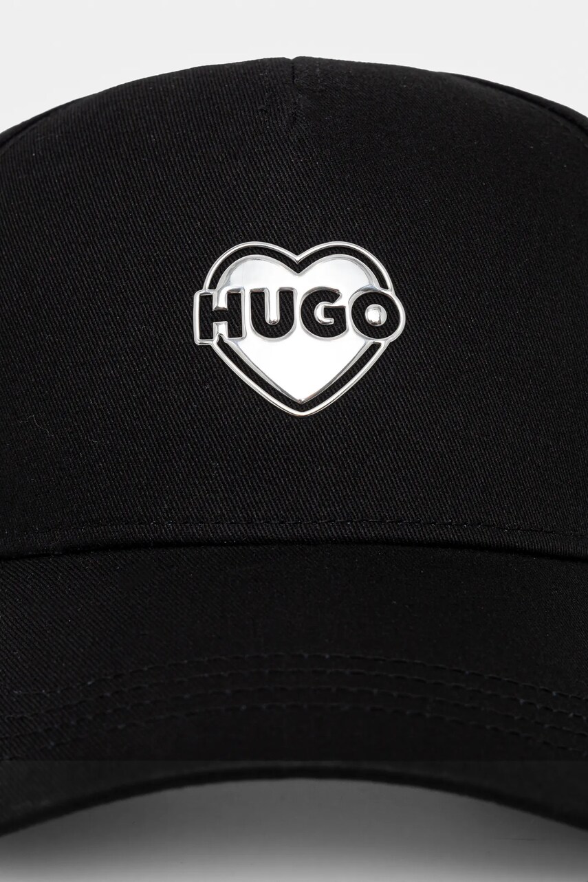 Кепка HUGO цвет чёрный с аппликацией 50535853 Кепка HUGO цвет чёрный с аппликацией 50535853