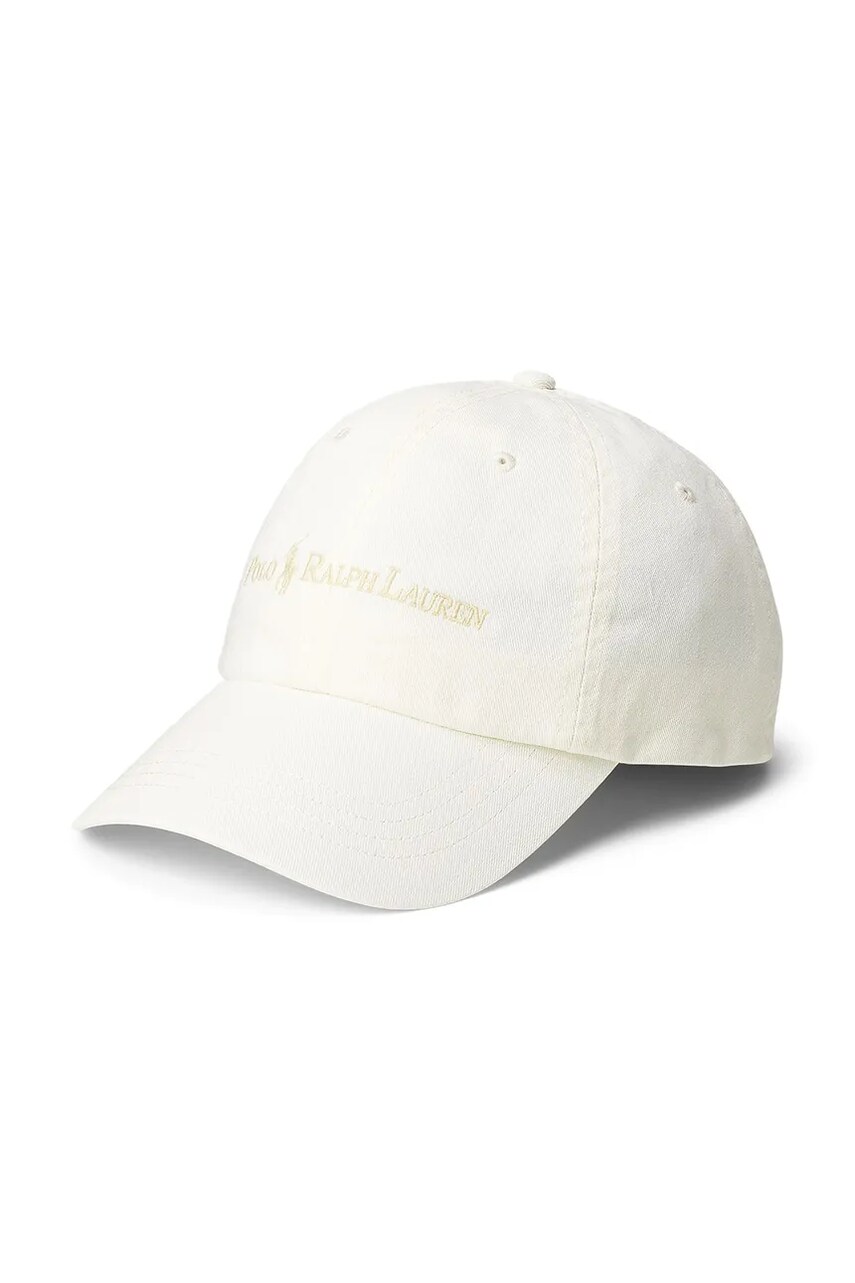Levně Bavlněná baseballová čepice Polo Ralph Lauren bílá barva, 211967360