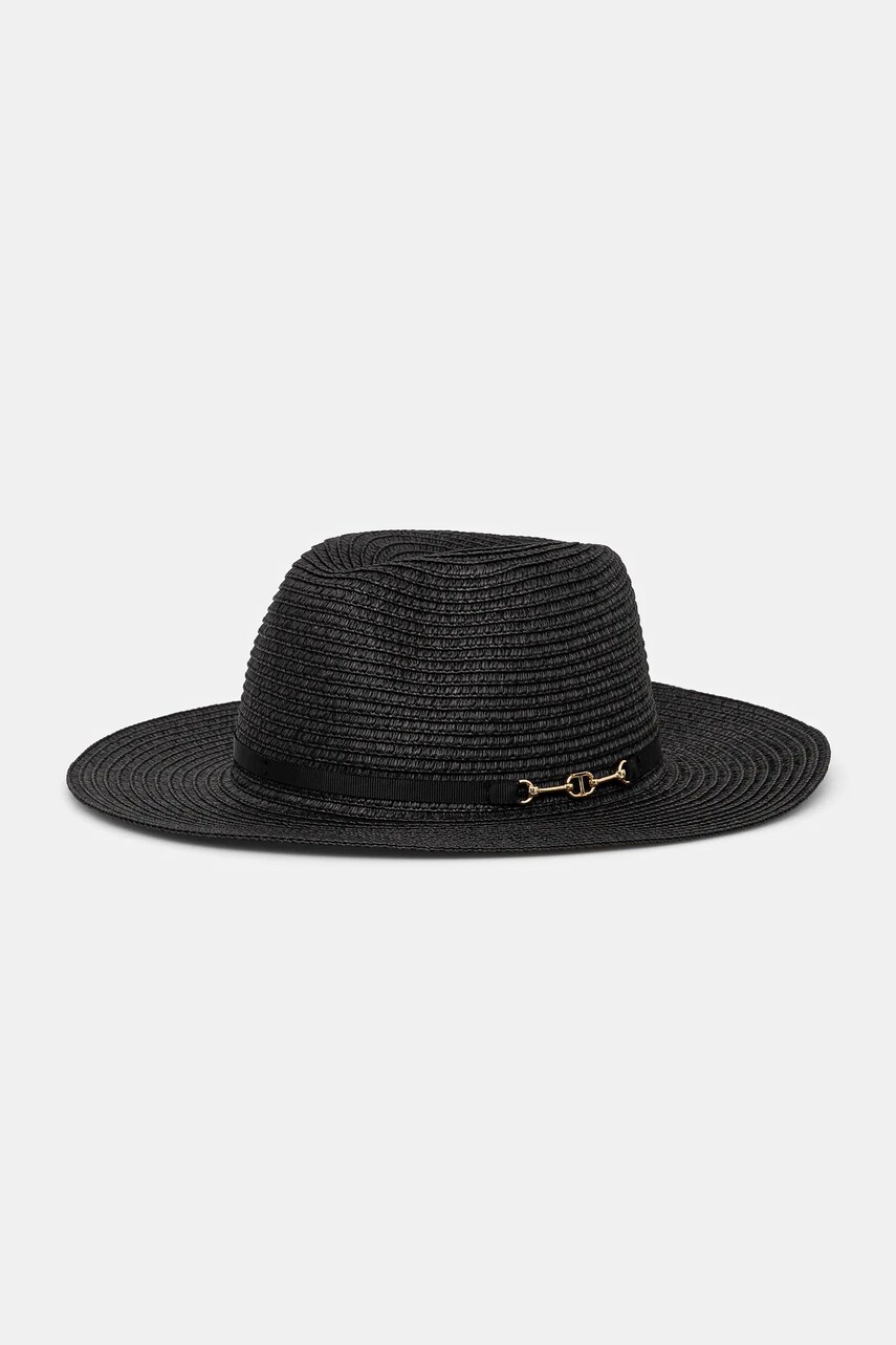 Levně Klobouk Twinset černá barva, 251TA4290