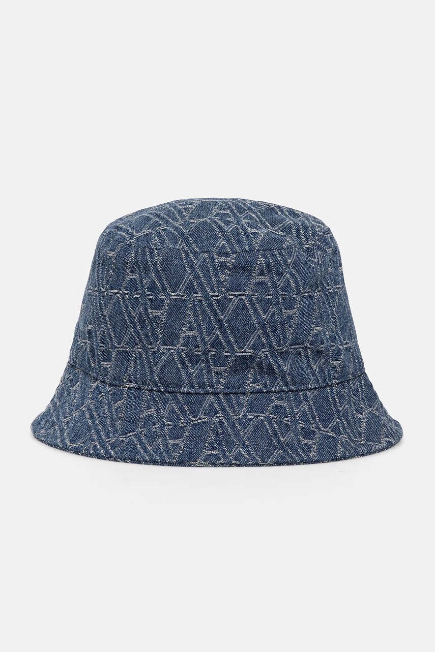 Levně Džínový klobouk Armani Exchange tmavomodrá barva, XW000892 AF13469