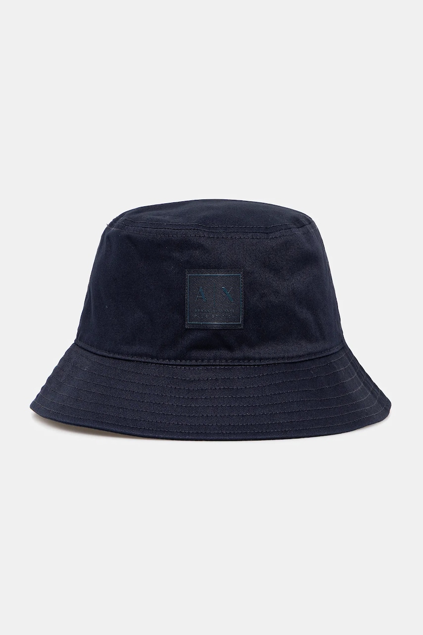 Armani Exchange pălărie din bumbac culoarea bleumarin, bumbac, XW000880 AF13378