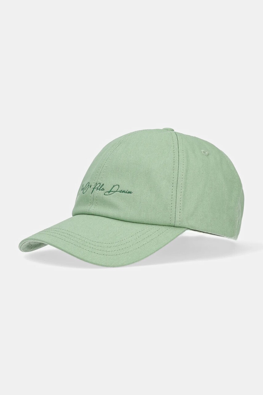 Marc O'Polo sapca de baseball din bumbac culoarea verde, cu imprimeu, 5000005645