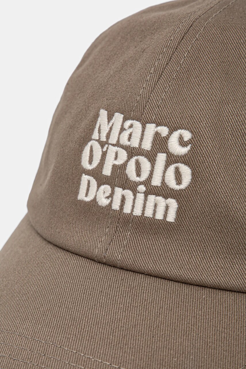 Хлопковая кепка Marc OPolo цвет зелёный с аппликацией 5000006009 Хлопковая кепка Marc OPolo цвет зелёный с аппликацией 5000006009