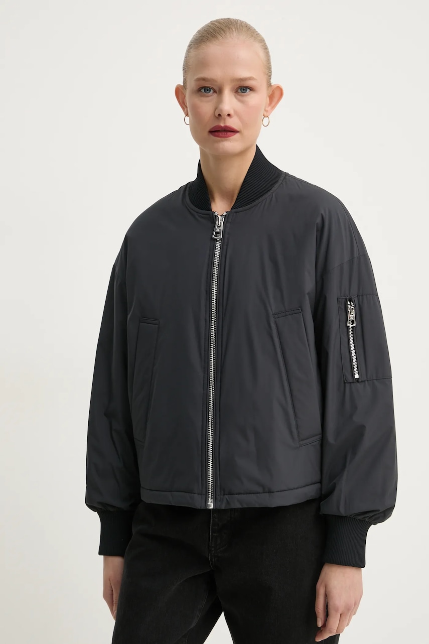 Marc O\'Polo geaca femei, culoarea albastru marin, de tranzitie, 500080870307