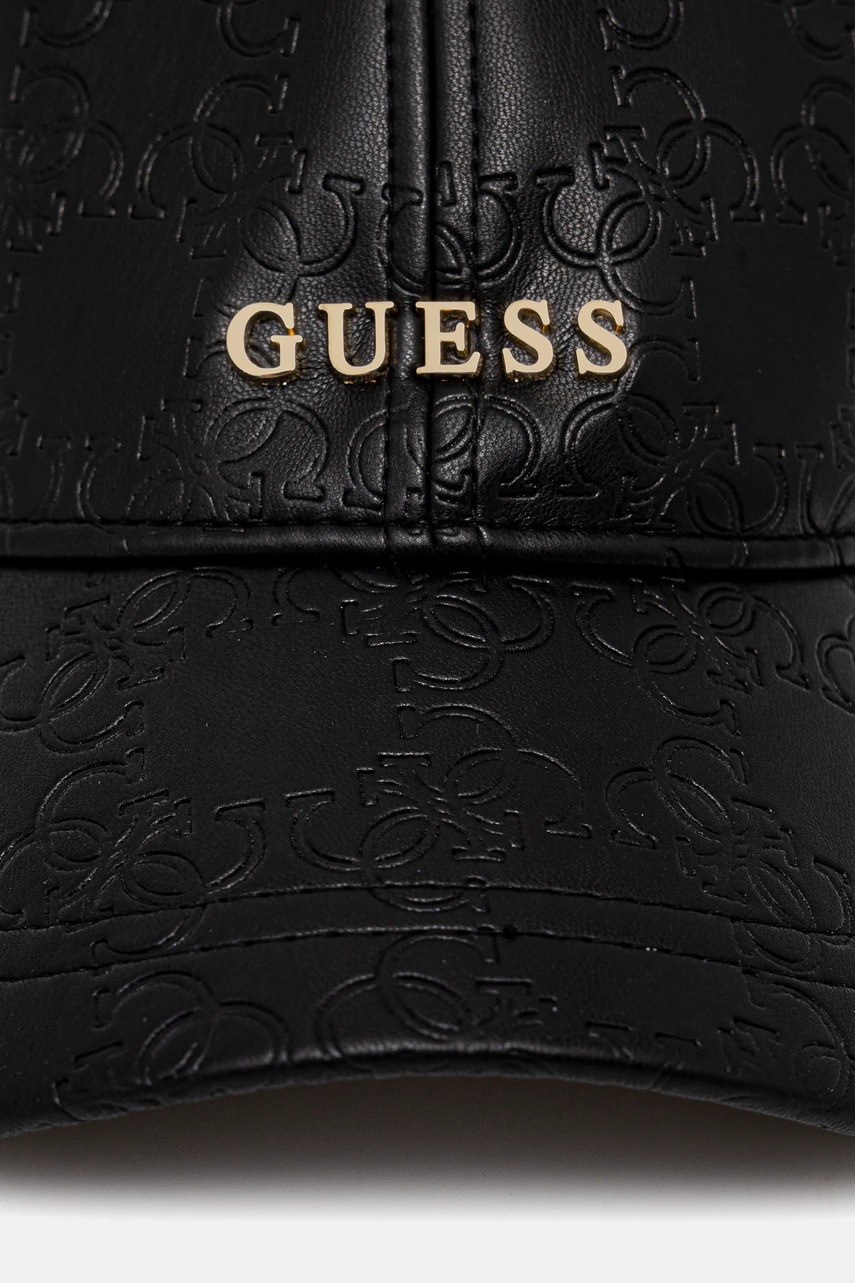 Кепка Guess EMBOSSED цвет чёрный с аппликацией V5RZ00 WH8D0 Кепка Guess EMBOSSED цвет чёрный с аппликацией V5RZ00 WH8D0