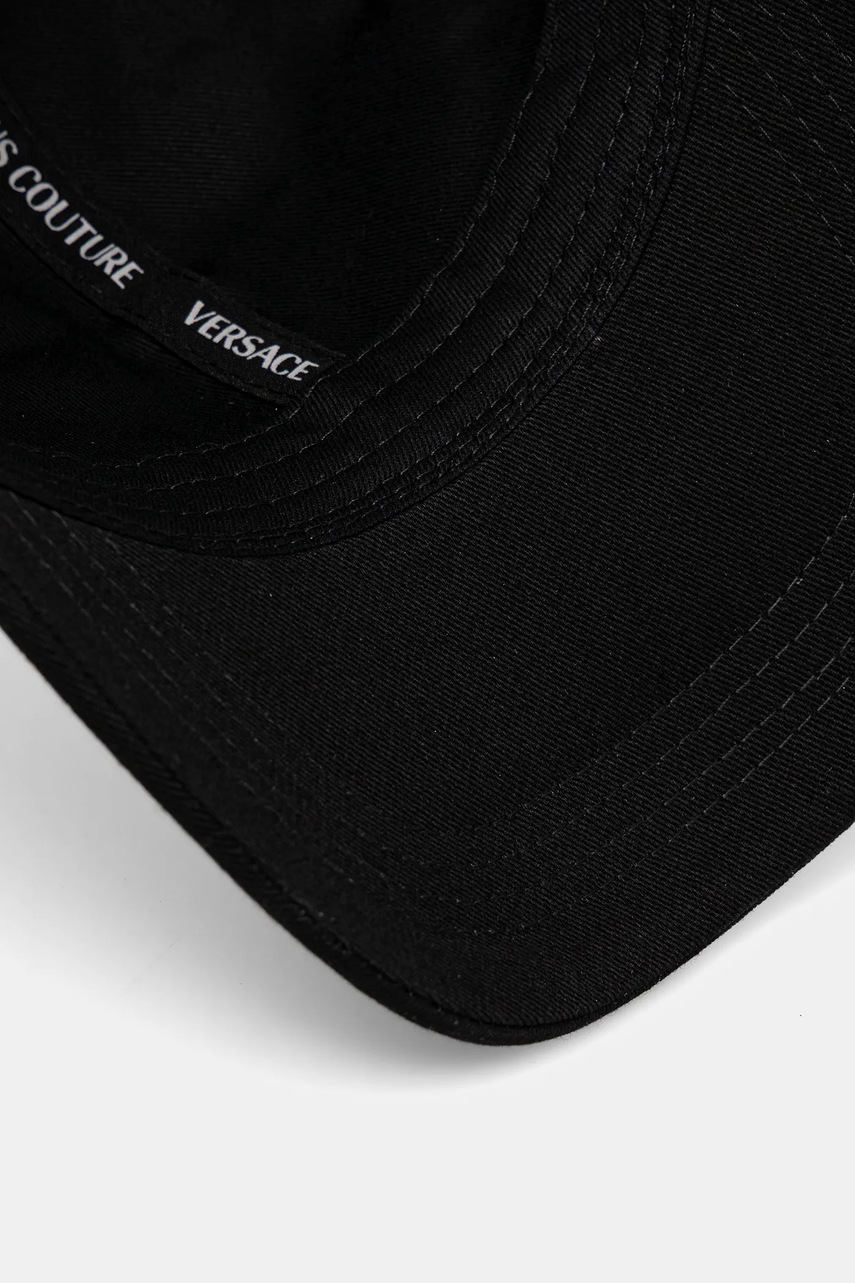 Βαμβακερό καπέλο του μπέιζμπολ Versace Jeans Couture φωτογραφία