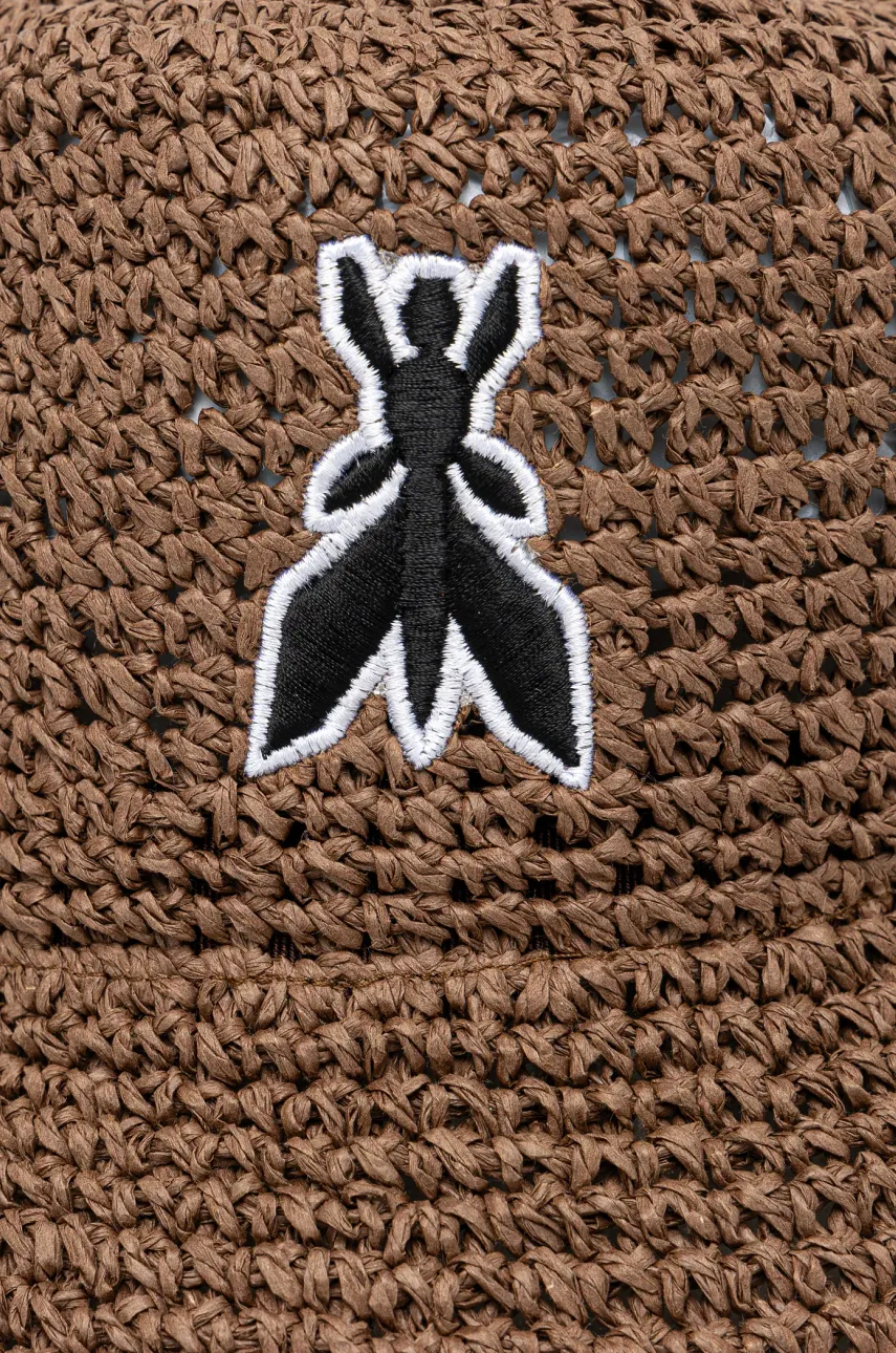 Шляпа Patrizia Pepe цвет коричневый 2F0081 V014 Шляпа Patrizia Pepe цвет коричневый 2F0081 V014