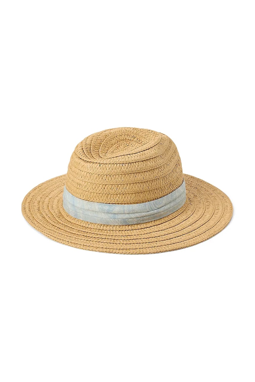 Шляпа Lauren Ralph Lauren цвет бежевый 454972577 Шляпа Lauren Ralph Lauren цвет бежевый 454972577