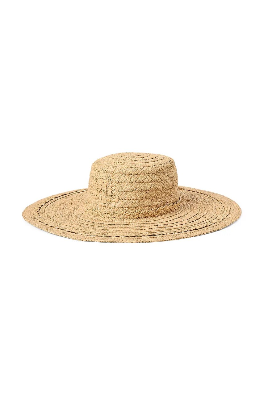 Levně Klobouk Lauren Ralph Lauren béžová barva, 454972586