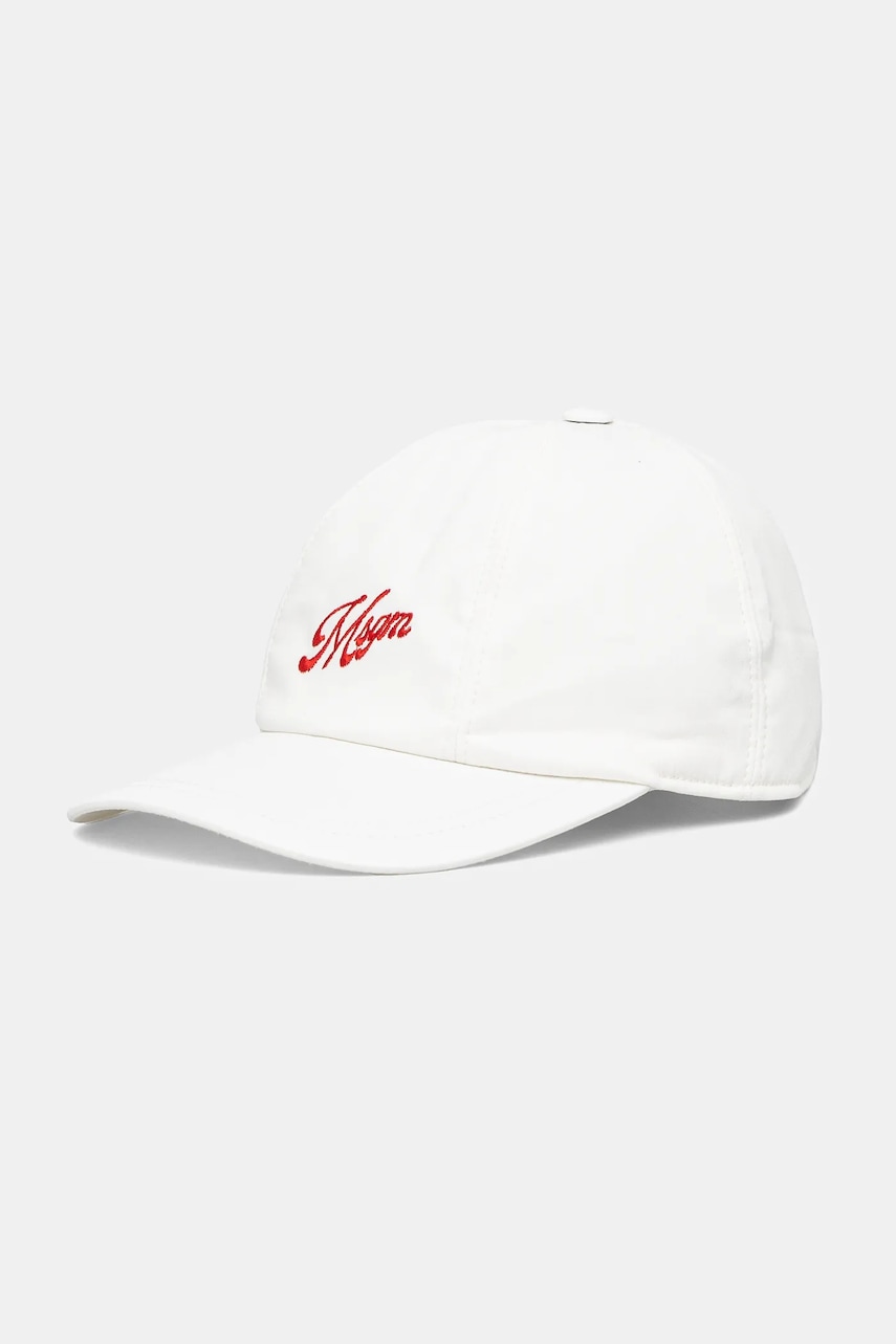 MSGM șapcă culoarea bej, cu imprimeu, 3842MDL02.257126