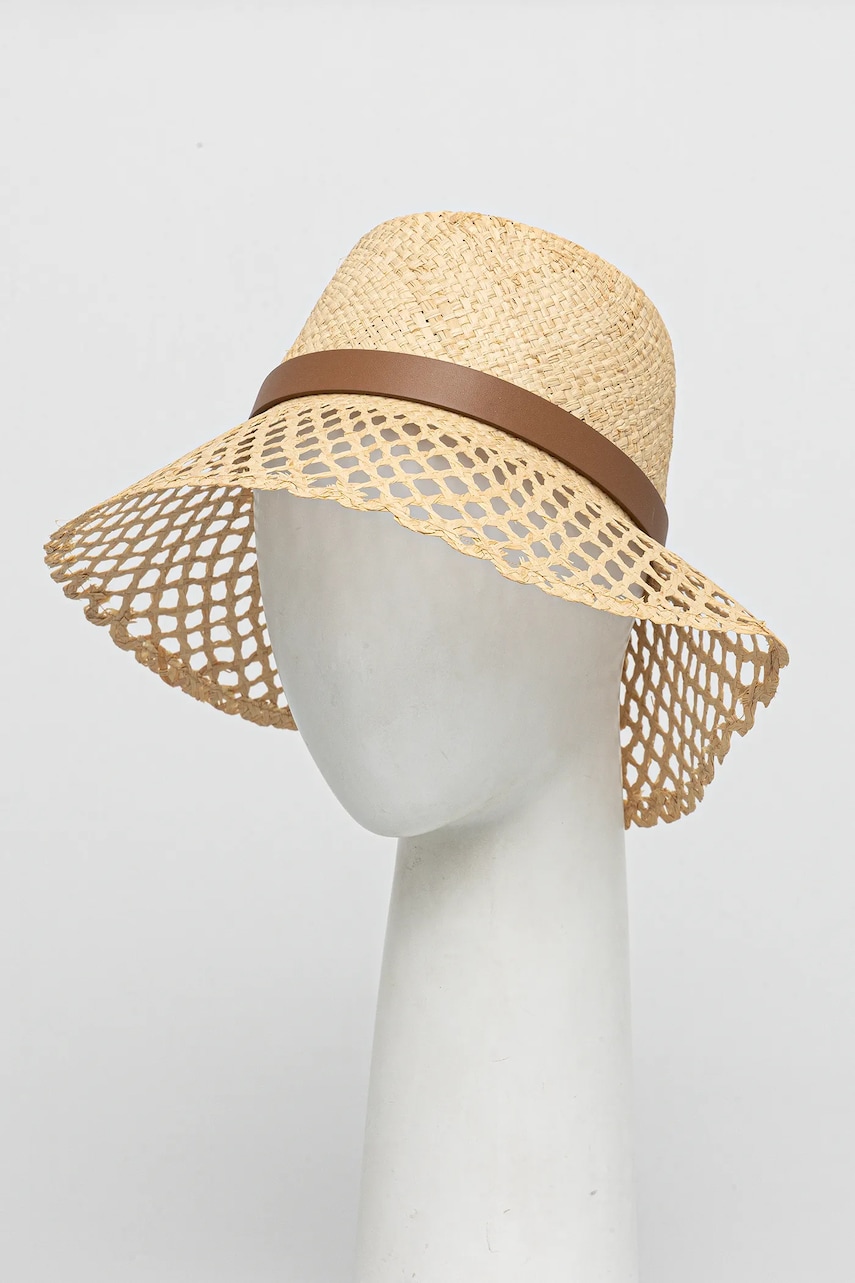 Шляпа Weekend Max Mara цвет бежевый 2515571065600 Шляпа Weekend Max Mara цвет бежевый 2515571065600