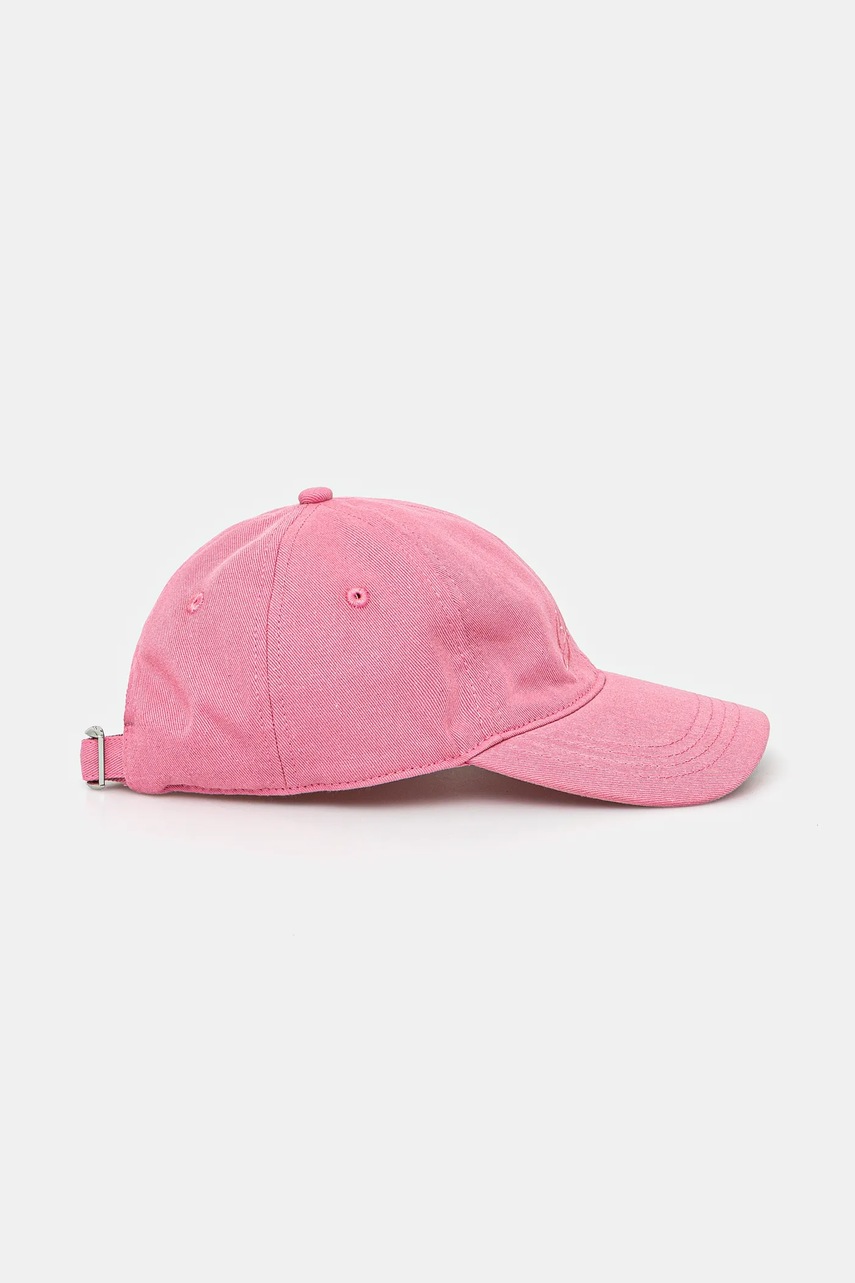 BOSS Orange pamut baseball sapka lila, nyomott mintás, 50540944 termék 2. képe