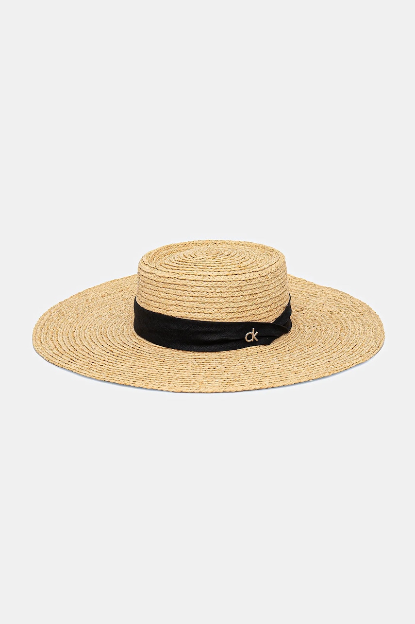 Levně Klobouk Calvin Klein béžová barva, K60K612915