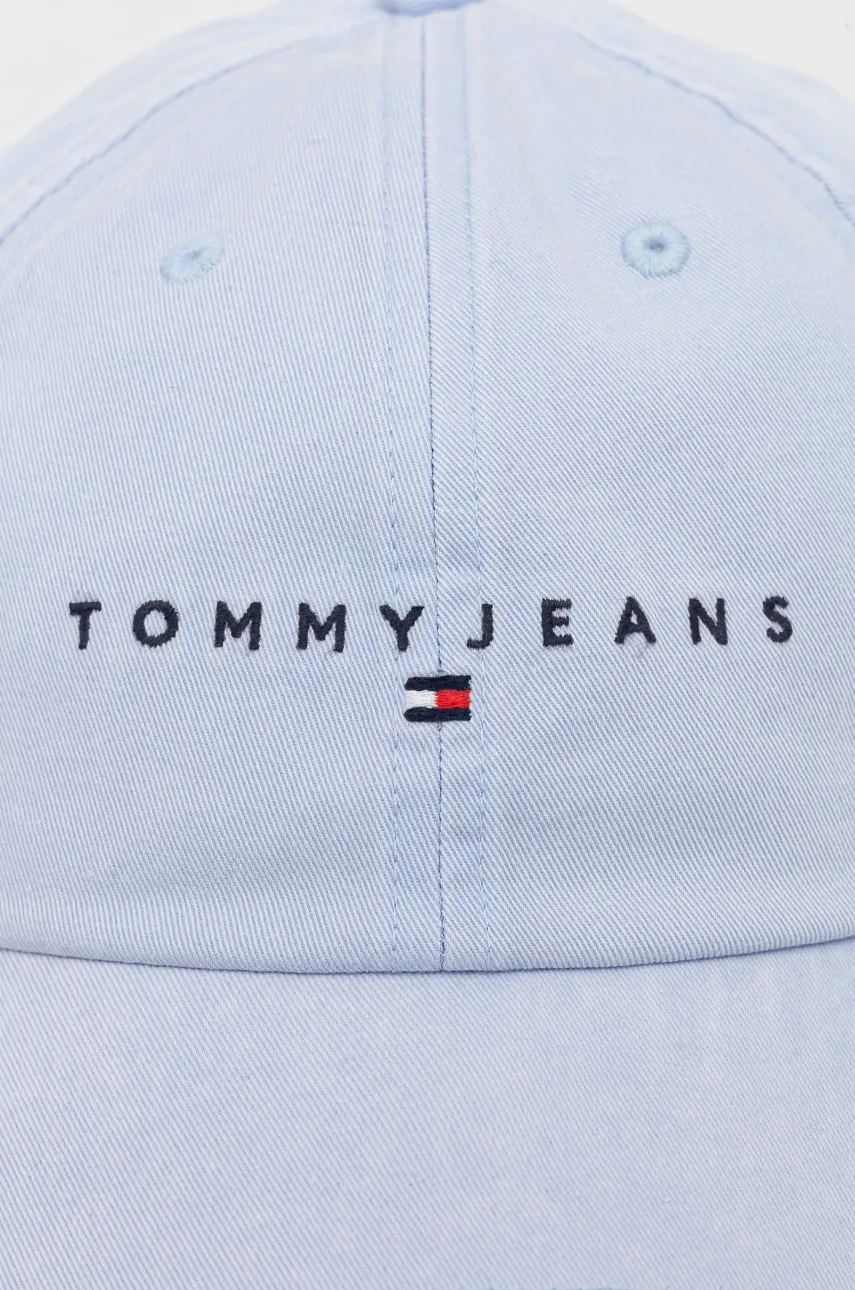 Хлопковая кепка Tommy Jeans с аппликацией AW0AW17308 Хлопковая кепка Tommy Jeans с аппликацией AW0AW17308
