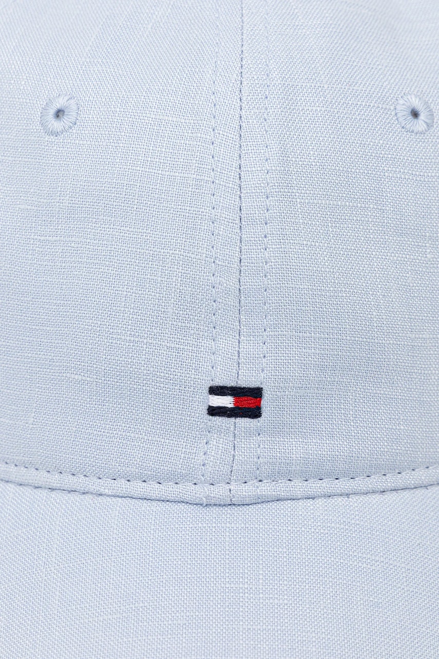 Льняная кепка Tommy Hilfiger однотонная AW0AW17130 Льняная кепка Tommy Hilfiger однотонная AW0AW17130