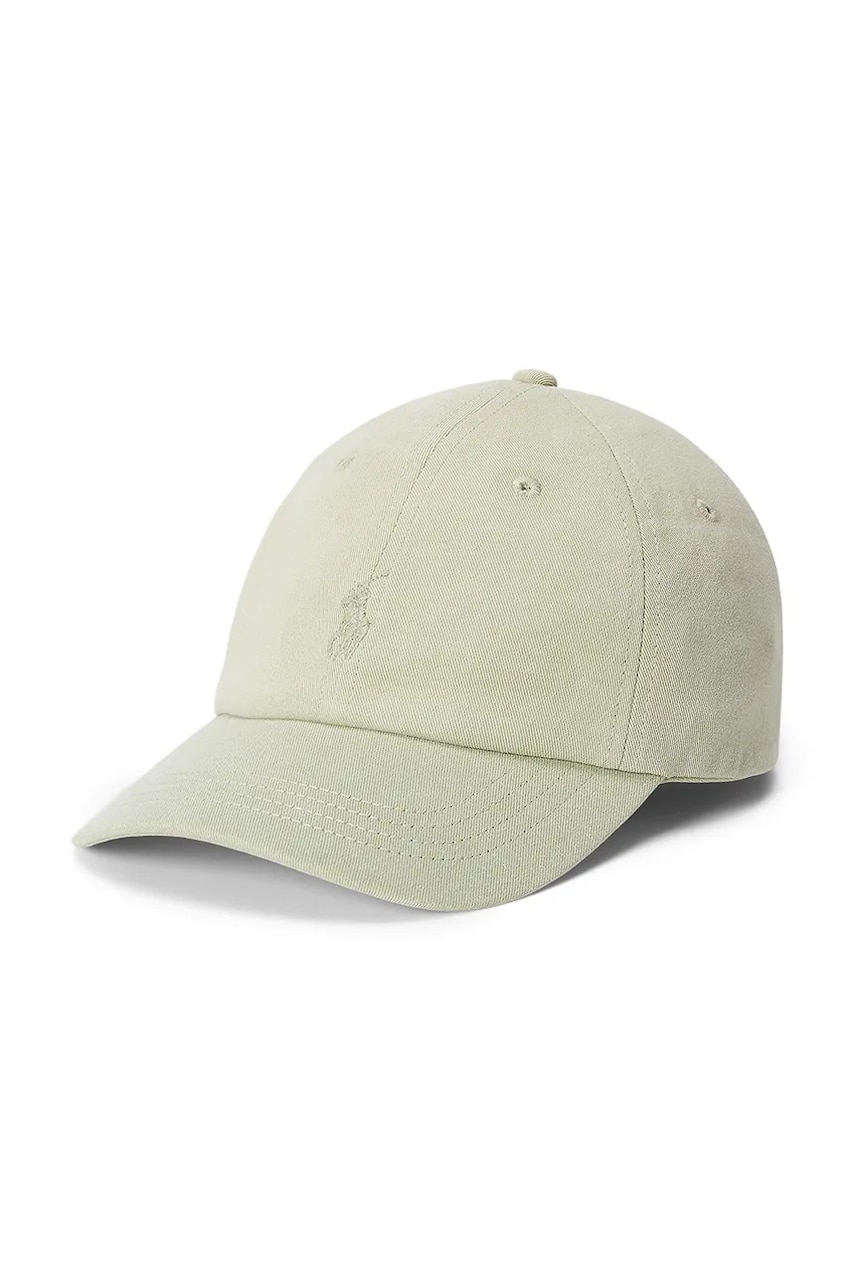 Levně Bavlněná baseballová čepice Polo Ralph Lauren zelená barva, 211967365