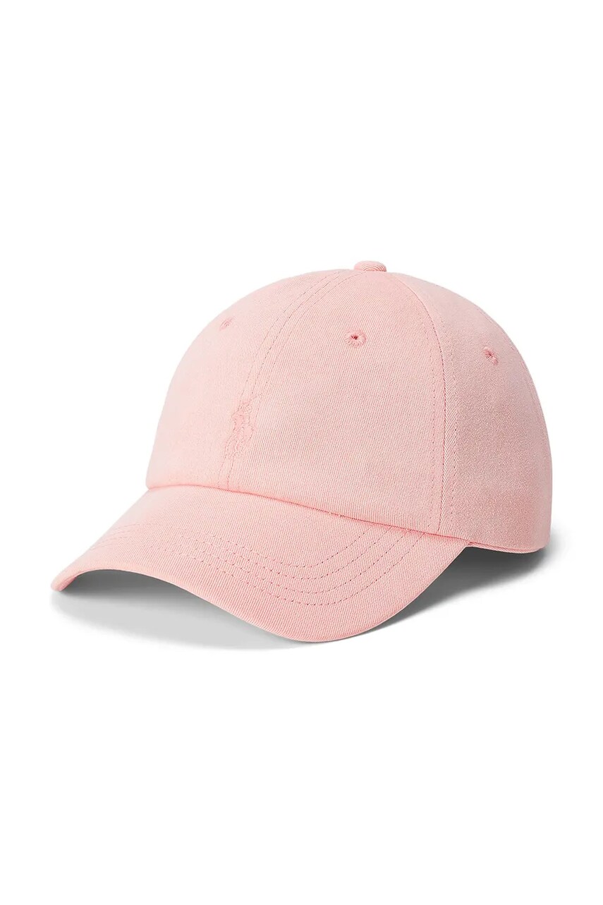 Levně Bavlněná baseballová čepice Polo Ralph Lauren růžová barva, 211967365