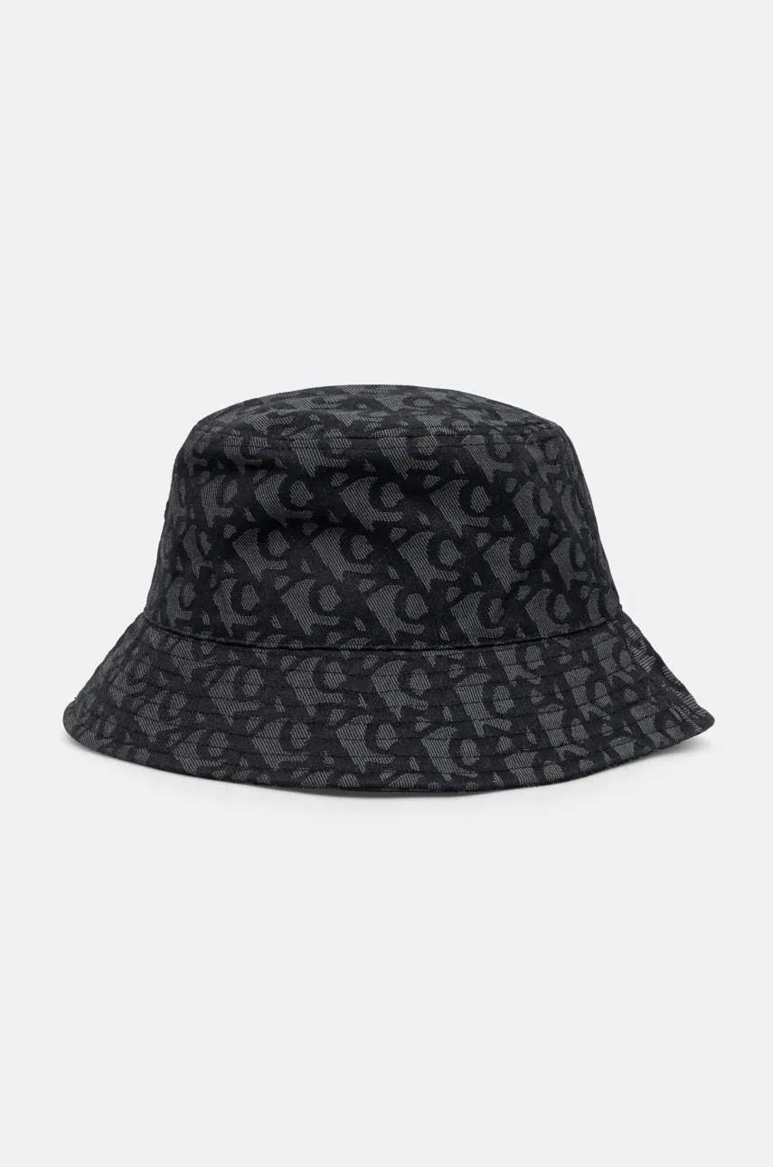 Levně Klobouk Calvin Klein Jeans černá barva, LV04K5059G
