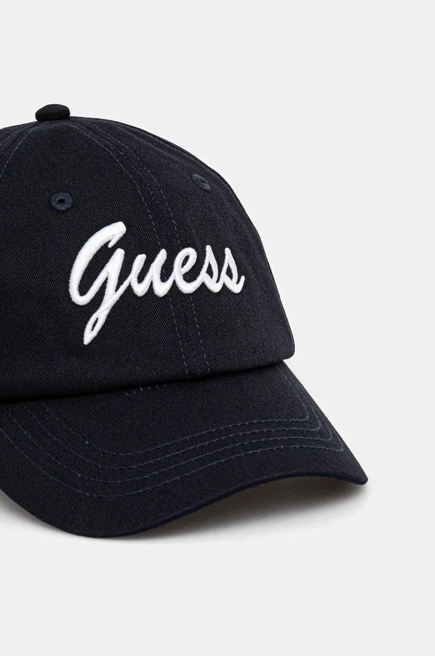 Хлопковая кепка Guess женская с аппликацией V5GZ00 WFKN0 Хлопковая кепка Guess женская с аппликацией V5GZ00 WFKN0