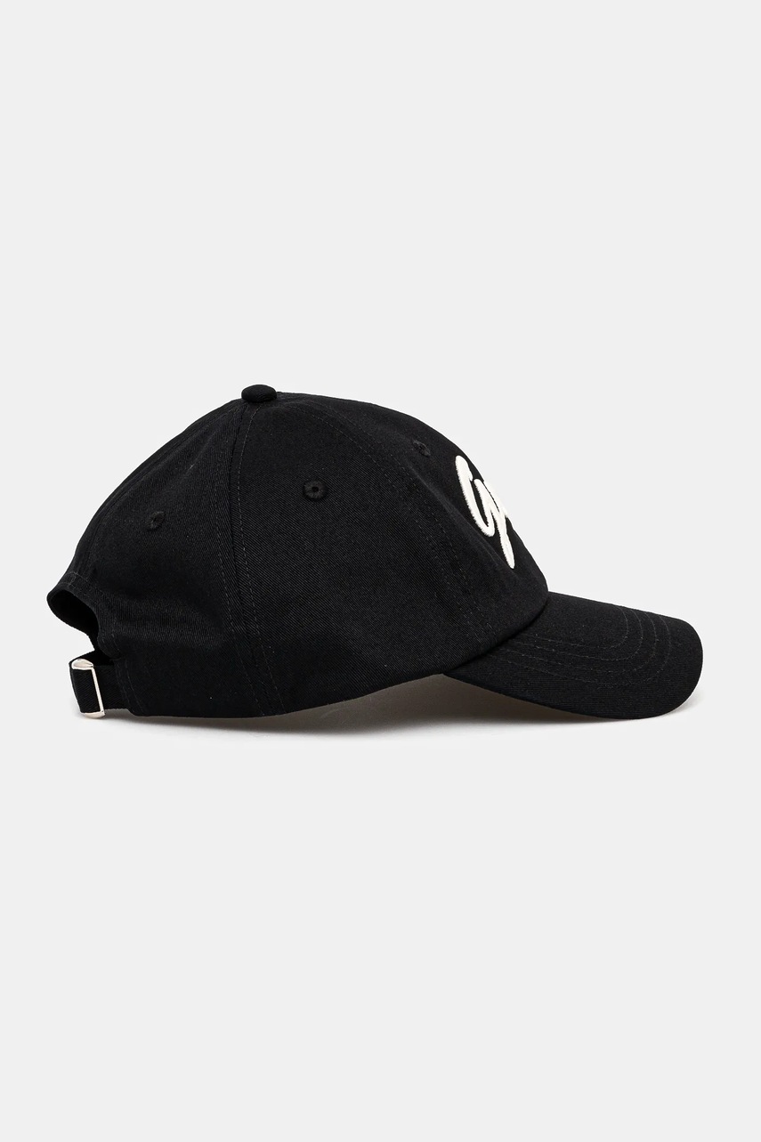 Guess pamut baseball sapka fekete, női, nyomott mintás, V5GZ00 WFKN0 termék 2. képe