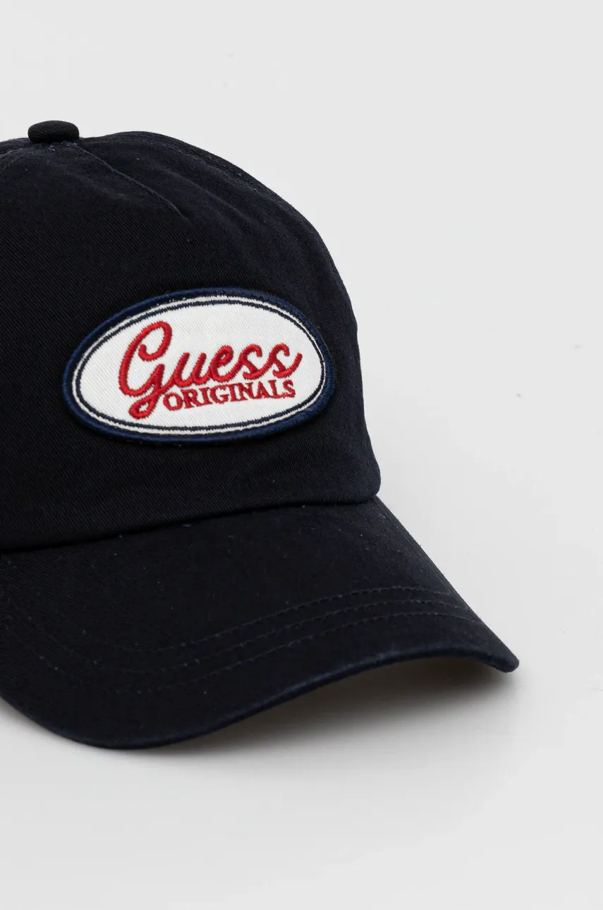 Кепка Guess Originals женская цвет синий с аппликацией M5GZ13 WO07T Кепка Guess Originals женская цвет синий с аппликацией M5GZ13 WO07T