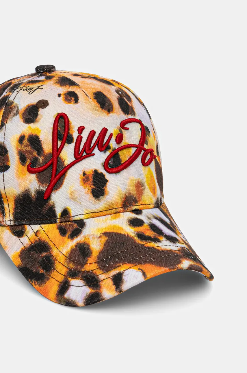 Кепка Liu Jo женская цвет оранжевый узор VA5201.T5204 Кепка Liu Jo женская цвет оранжевый узор VA5201.T5204