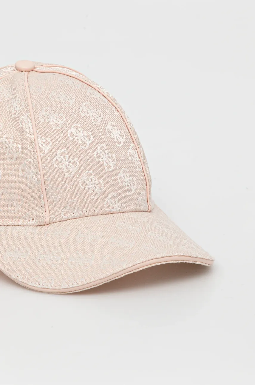 Кепка Guess женская цвет бежевый узор AW5282 POL01 Кепка Guess женская цвет бежевый узор AW5282 POL01