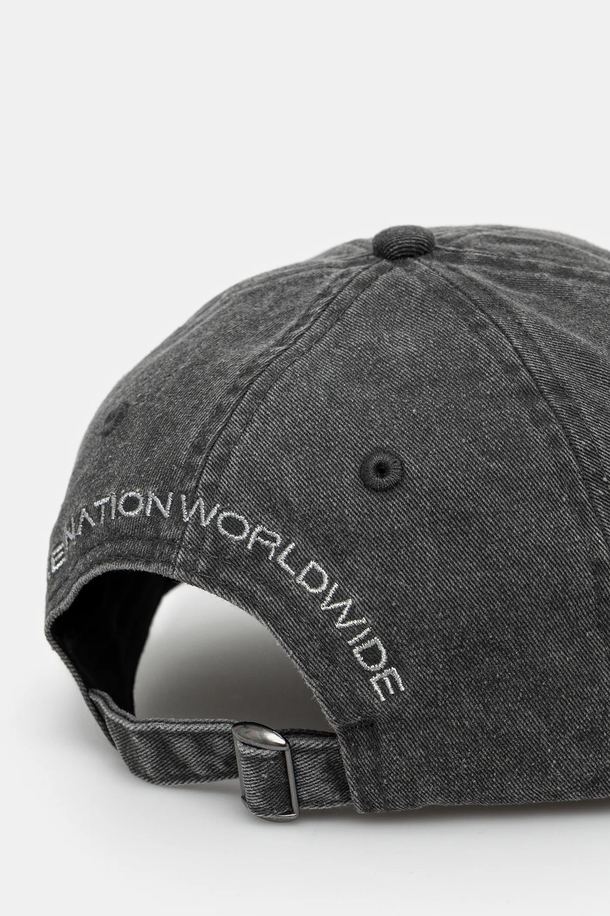 Βαμβακερό καπέλο του μπέιζμπολ P.E Nation Global χρώμα: γκρι, 251A188 φωτογραφία