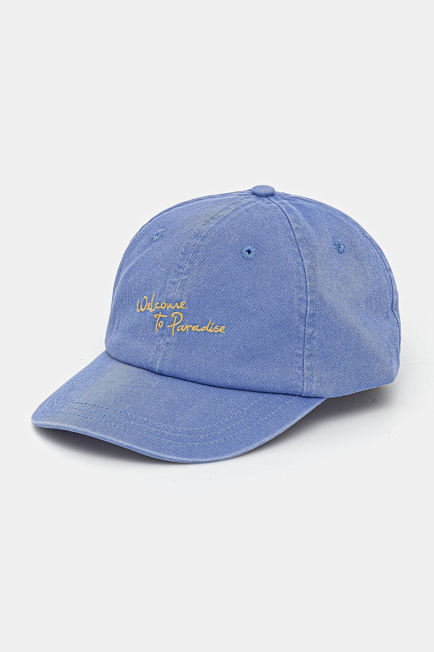 Rip Curl șapcă de baseball din bumbac femei, culoarea violet, cu imprimeu, 04QWHE Rip Curl șapcă de baseball din bumbac femei, culoarea violet, cu imprimeu, 04QWHE