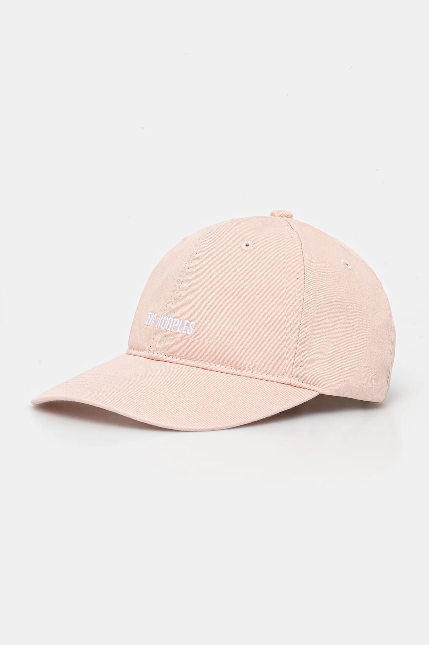 The Kooples șapcă de baseball din bumbac culoarea roz, cu imprimeu, AMHA30011K The Kooples șapcă de baseball din bumbac culoarea roz, cu imprimeu, AMHA30011K