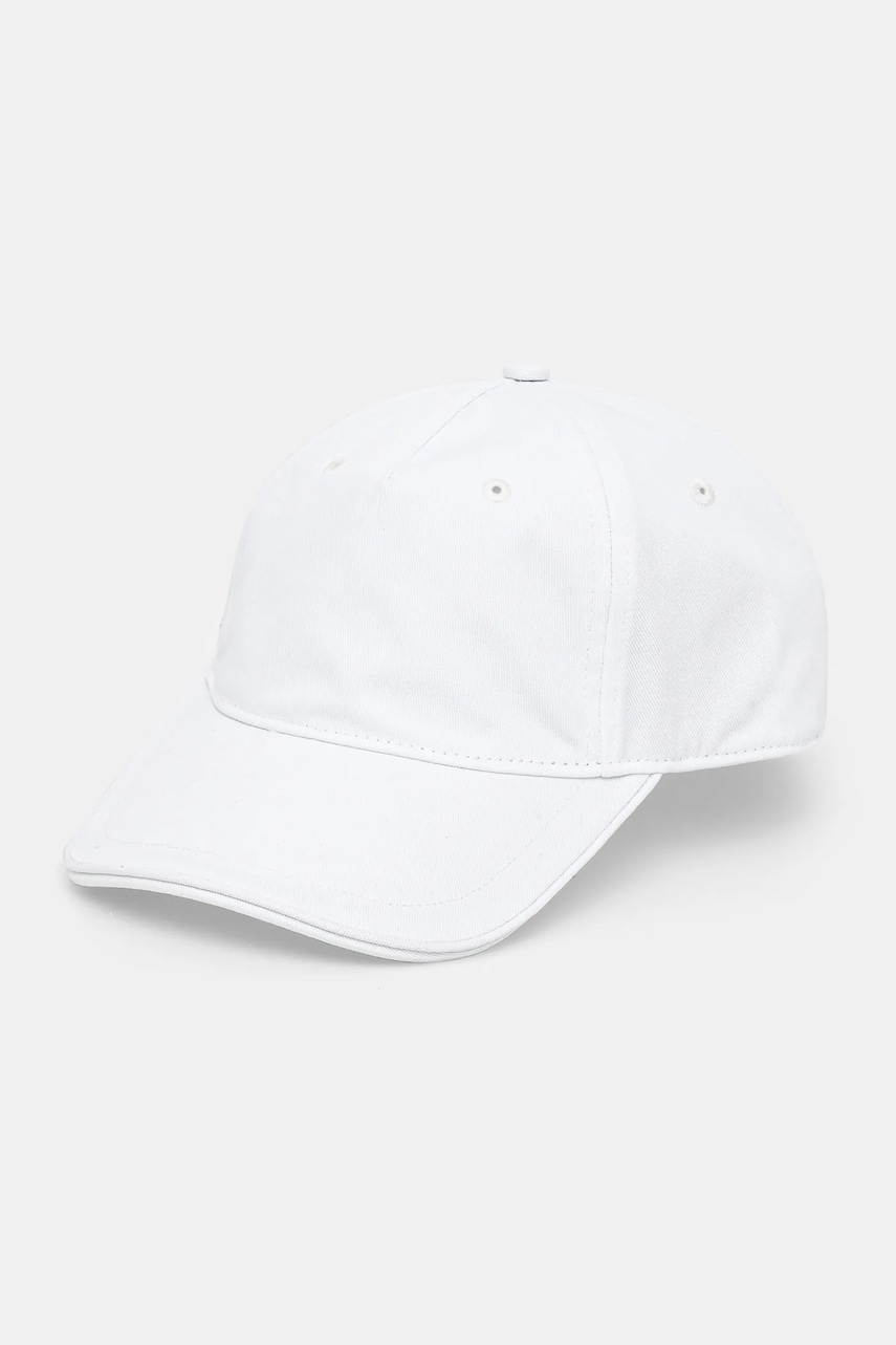 MICHAEL Michael Kors șapcă de baseball din bumbac femei, culoarea alb, neted, 540217 MICHAEL Michael Kors șapcă de baseball din bumbac femei, culoarea alb, neted, 540217
