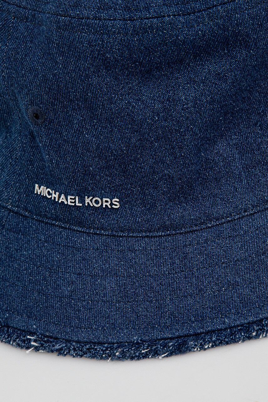 Джинсовая шляпа MICHAEL Michael Kors цвет синий хлопковая 538964 Джинсовая шляпа MICHAEL Michael Kors цвет синий хлопковая 538964